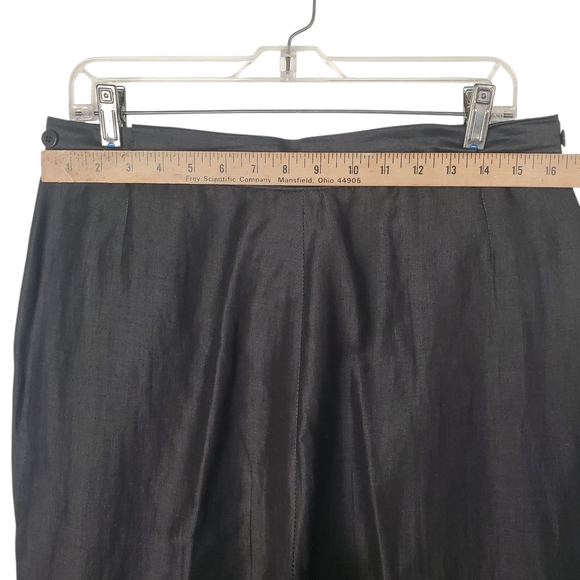 DKNY Women's Linen Blend Suit Set. Charcoal. 14/14P - Picture 14 of 16